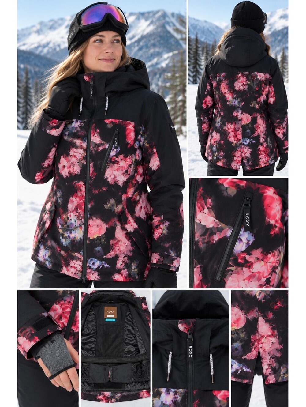 ROXY Stated Parka Snow Jacket – Ski/Snowboard – M